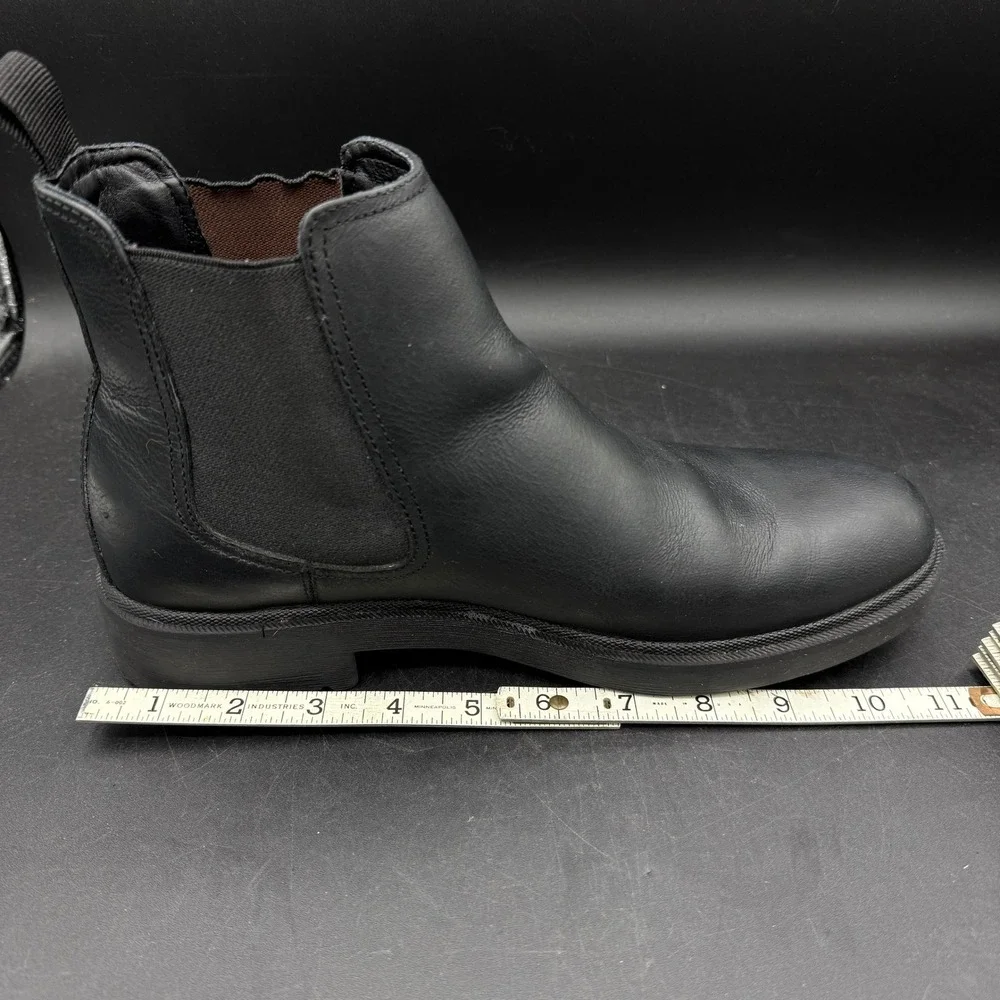 Frye and Co.‎ Leather Chelsea Bowery Boots Ankle Pull On Black Mens Sz 8.5